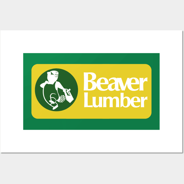 Beaver-Lumber-Canada Wall Art by Boose creative